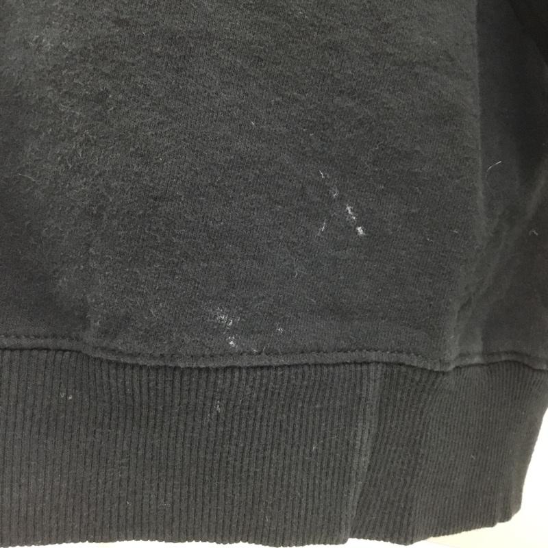 チャンピオン Campion トレーナー 長袖 長袖スウェット 長袖トレーナー リブカットソー 長袖カットソー 刺繍トレーナー ロゴ、文字 黒 / ブラック / メンズ USED 古着 中古 10105795