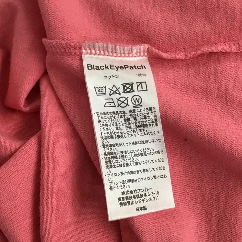ブラックアイパッチ BlackEyePatch Tシャツ 半袖 XL プリント 桃 / ピンク / メンズ USED 古着 中古 10130052