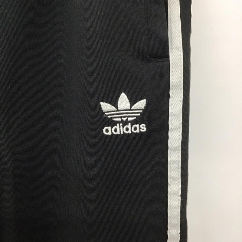 アディダス adidas パンツ ワークパンツ、ペインターパンツ cw1275 スリーストライプスパンツ ジャージ M ロゴ、文字 黒 / ブラック / メンズ USED 古着 中古 10127150