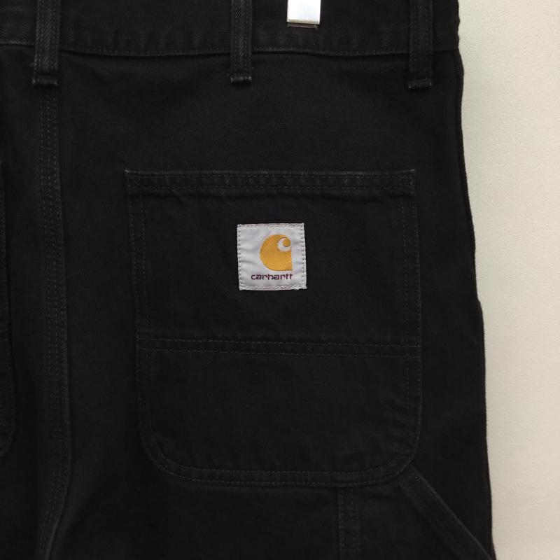 カーハート Carhartt パンツ ワークパンツ、ペインターパンツ Carhartt SINGLE KNEE PANT 34 ワンポイント 黒 / ブラック / メンズ USED 古着 中古 10127629