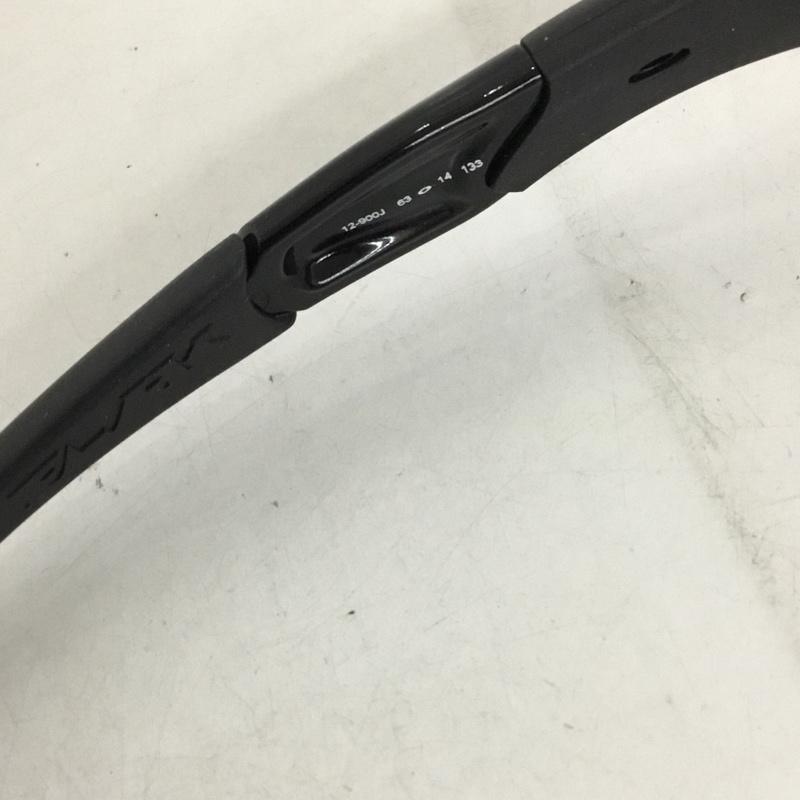 オークリー OAKLEY めがね・サングラス サングラス 12-900J FLAK JACKET スポーツサングラス ミラーレンズ 箱有 ロゴ、文字 黒 / ブラック / メンズ USED 古着 中古 10129375