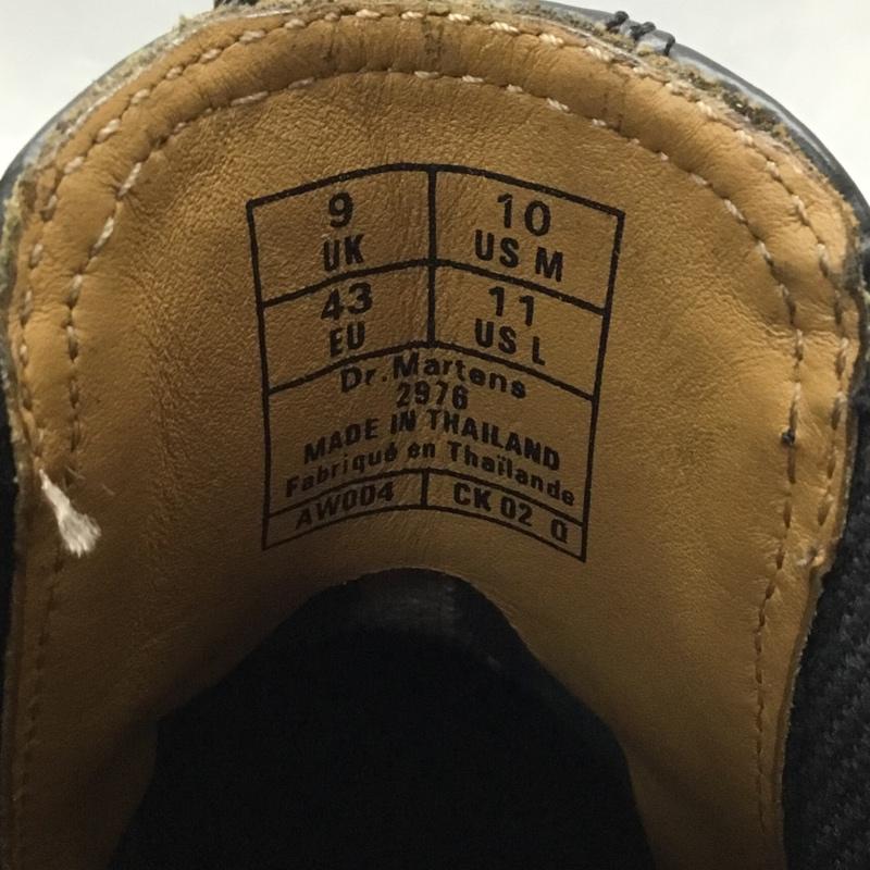 ドクターマーチン Dr.Martens ブーツ ショートブーツ AW004 2976 サイドゴアブーツ UK9 US:10 無地 黒 / ブラック / メンズ USED 古着 中古 10118914
