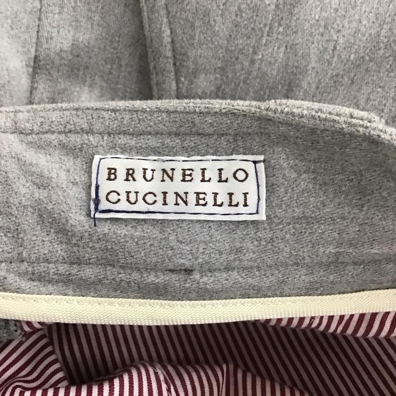 ブルネロクチネリ BRUNELLO CUCINELLI パンツ スラックス 無地 灰 / グレー / メンズ USED 古着 中古 10134455