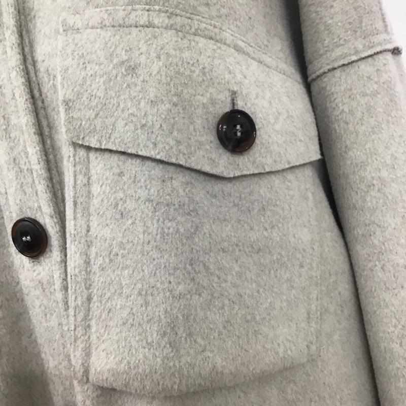 ジーナシス JEANASIS ジャケット、上着 ジャケット、ブレザー JS071191MC CPOジャケット FREE 無地 灰 / グレー / レディース USED 古着 中古 10109071