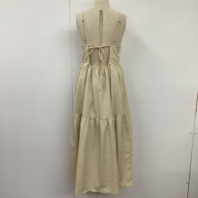 ダブルクローゼット w closet ワンピース ロングスカート FREE 無地 ベージュ / ベージュ / レディース USED 古着 中古 10121267