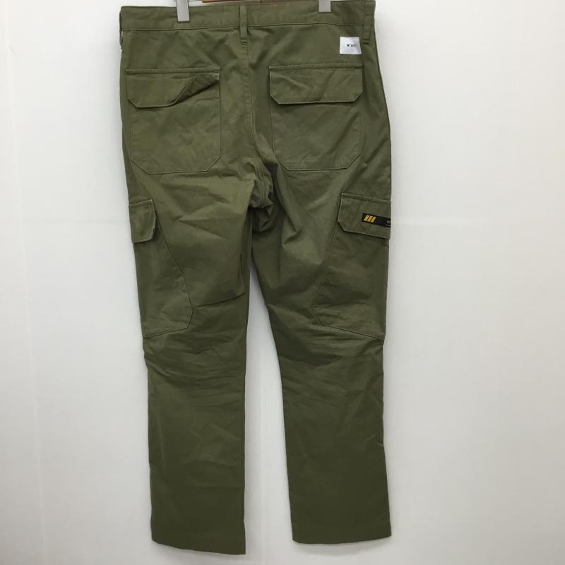 ダブルタップス WTAPS パンツ ワークパンツ、ペインターパンツ 202WVDT-PTM02 ジャングル スキニー トラウザーズ L ロゴ、文字 X ワンポイント カーキ / カーキ /  メンズ USED 古着 中古 10124455