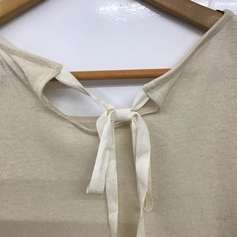 サマンサモスモス Samansa Mos2 カットソー 七分袖 FREE 無地 ベージュ / ベージュ / レディース USED 古着 中古 10133439