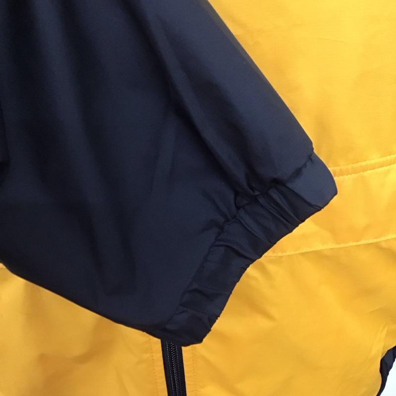 ザノースフェイス THE NORTH FACE ジャケット、上着 ジャケット、ブレザー nf0a4qz7 ジップアップジャケット ナイロンパーカー アウター XL ロゴ、文字 黒 / ブラック / X 黄 / イエロー /  メンズ USED 古着 中古 10125548