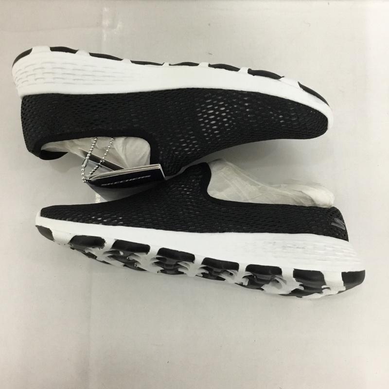 スケッチャーズ SKECHERS スニーカー スニーカー 15650-BKW ウォーキングシューズ GO WALK COOL 22.5cm 無地 黒 / ブラック / レディース USED 古着 中古 10127991
