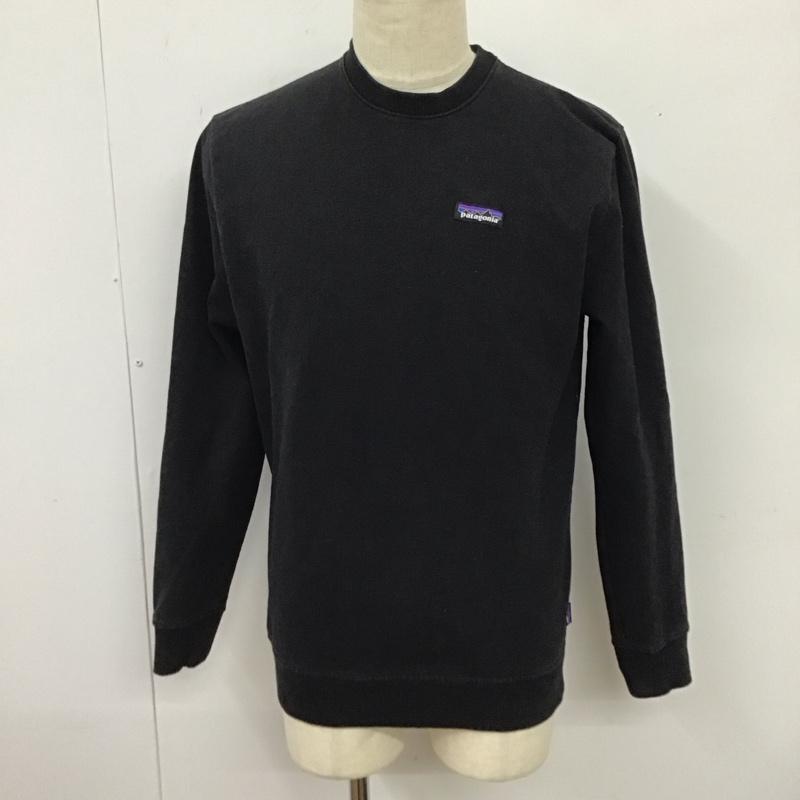 パタゴニア patagonia トレーナー 長袖 39543fa19 19AW クルーネックスウェット 長袖トレーナー M ロゴ、文字 黒 / ブラック /  メンズ USED 古着 中古 10117633