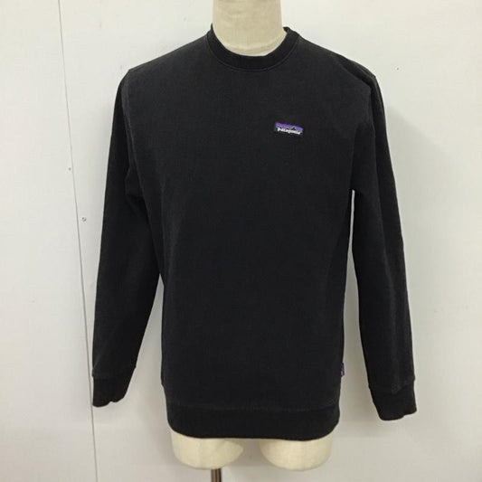 パタゴニア patagonia トレーナー 長袖 39543fa19 19AW クルーネックスウェット 長袖トレーナー M ロゴ、文字 黒 / ブラック /  メンズ USED 古着 中古 10117633