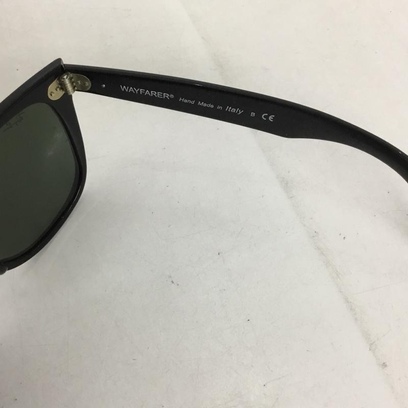 レイバン Ray-Ban めがね・サングラス サングラス RB2140-F WAYFARER カラーレンズ ロゴ、文字 黒 / ブラック / メンズ USED 古着 中古 10129399