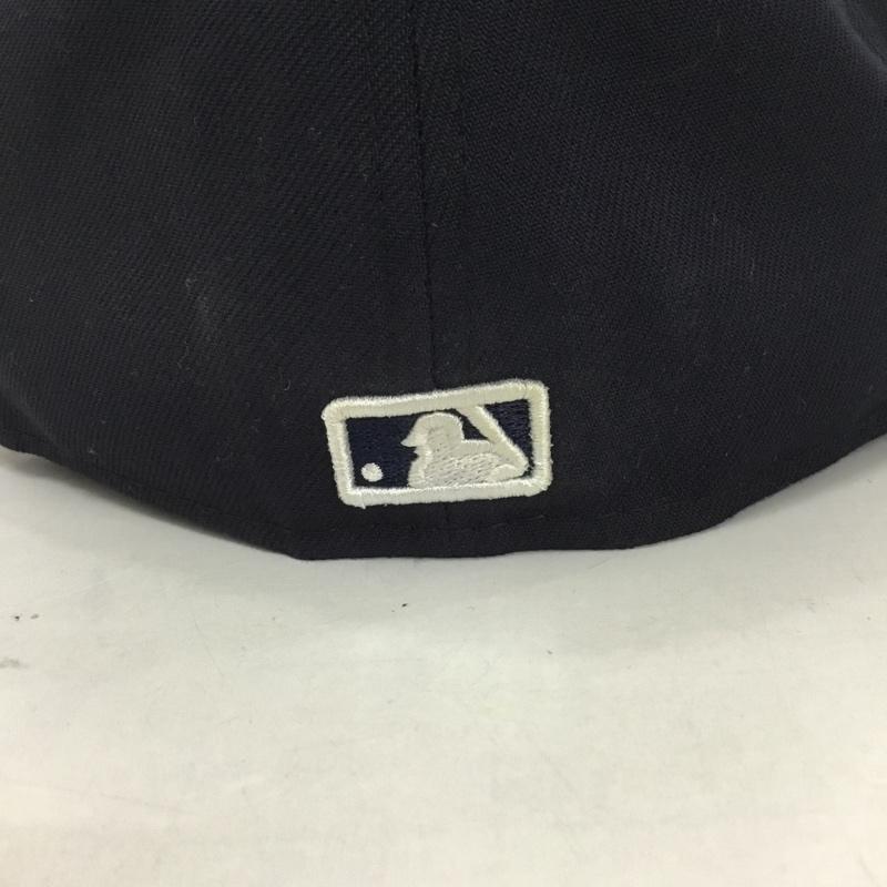 ニューエラ NEW ERA 帽子 キャップ デトロイトタイガース 57.7cm ロゴ、文字 紺 / ネイビー / メンズ USED 古着 中古 10125184