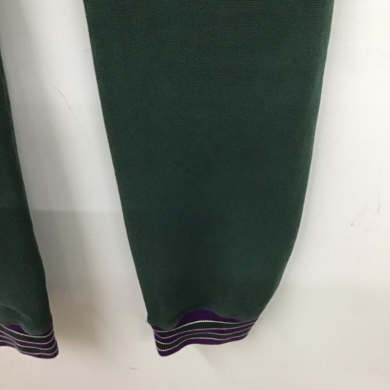 チャンピオン Champion パンツ ワークパンツ、ペインターパンツ c3-n203 スウェット ワイドパンツ ジャージ L ロゴ、文字 緑 / グリーン /  メンズ USED 古着 中古 10126438