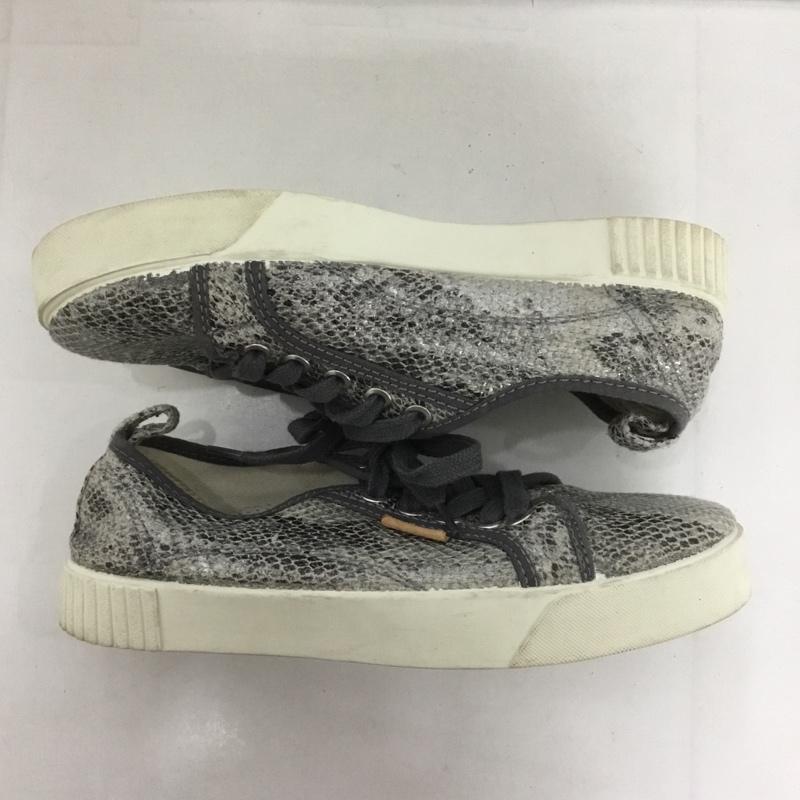 ザラ ZARA スニーカー スニーカー 2744 001 004 ローカット EU36 ダークグレー / ダークグレー / レディース USED 古着 中古 10126570