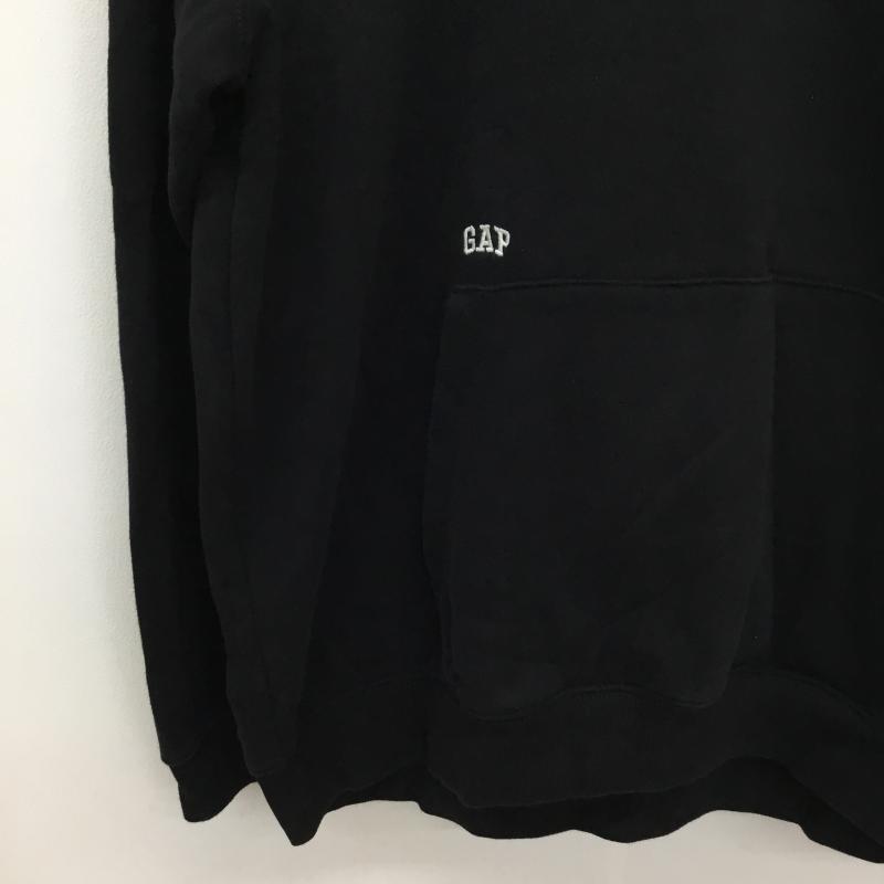 ギャップ GAP パーカー 長袖 518016-00 L ロゴ、文字 黒 / ブラック / メンズ USED 古着 中古 10136078