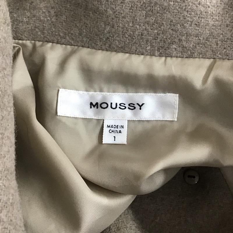 マウジー MOUSSY コート コート一般 010FAH30-5610 STAND COLLAR MIDDLE コート 1 無地 ベージュ / ベージュ / レディース USED 古着 中古 10124503