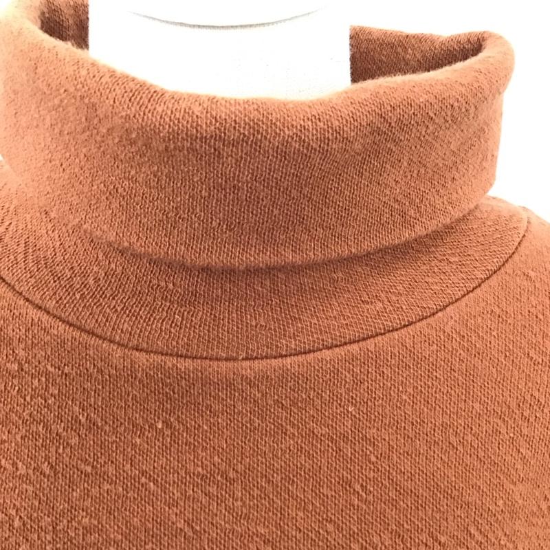 ひより HIYORI カットソー 半袖 半袖カットソー 無地Tシャツ タートルネックカットソー FREE 無地 茶 / ブラウン / レディース USED 古着 中古 10118613