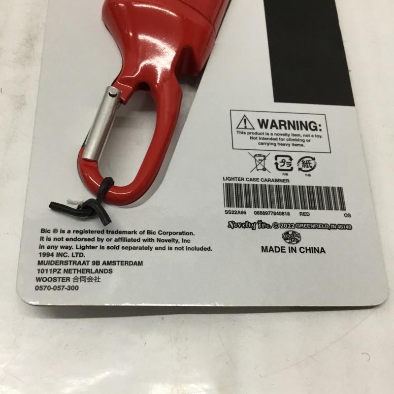 シュプリーム Supreme ファッション小物 ファッション小物 22SS Lighter Case Carabiner ライターケース 栓抜き ロゴ、文字 赤 / レッド / メンズ USED 古着 中古 10111234