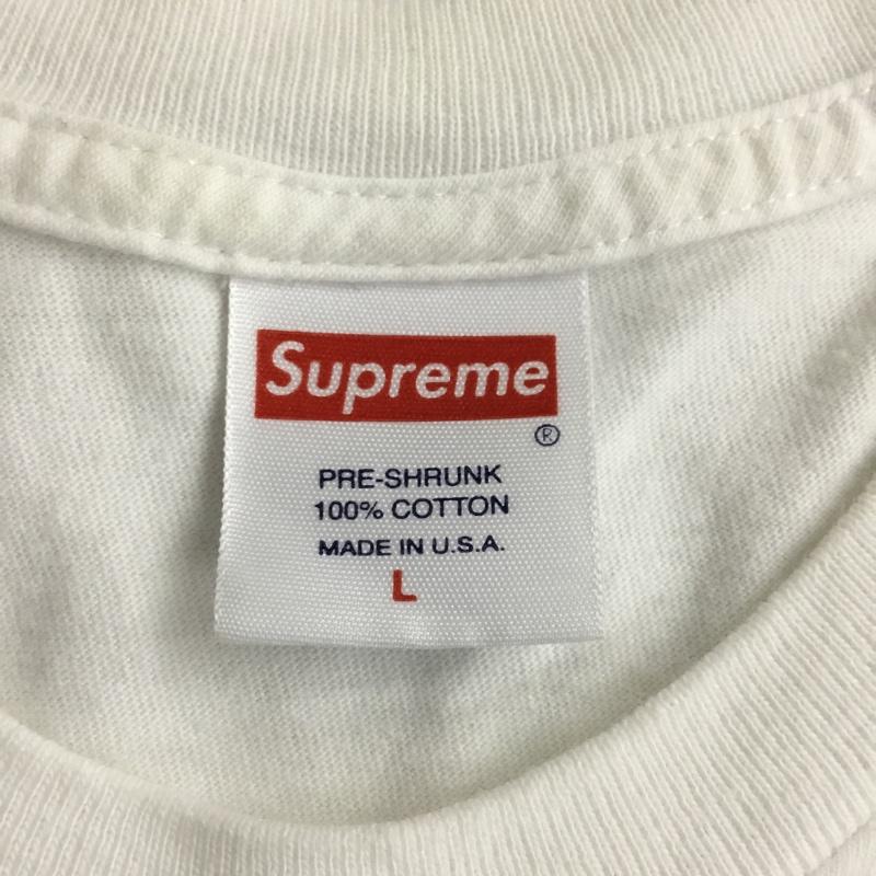 シュプリーム Supreme Tシャツ 半袖 18aw Mteeオートモアイbedroomスウェット 半袖カットソー コラボ L プリント 白 / ホワイト /  メンズ USED 古着 中古 10109983