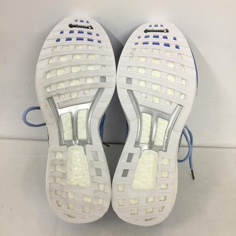 アディダス adidas スニーカー スニーカー G28878 adizero Boston 8 ランニングシューズ 24.5cm 箱有 24.5cm ロゴ、文字 水色 / ライトブルー / レディース USED 古着 中古 10136694