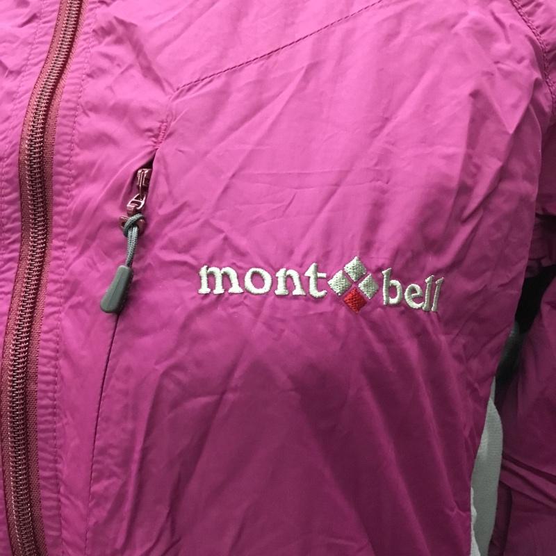 モンベル mont-bell ジャケット、上着 ジャケット、ブレザー 1106425 ライトシェルジャケット M ロゴ、文字 紫 / パープル / X 灰 / グレー / レディース USED 古着 中古 10107450