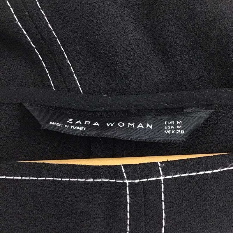 ザラ ZARA カットソー 長袖 9479/051/800 M 無地 黒 / ブラック / レディース USED 古着 中古 10131183