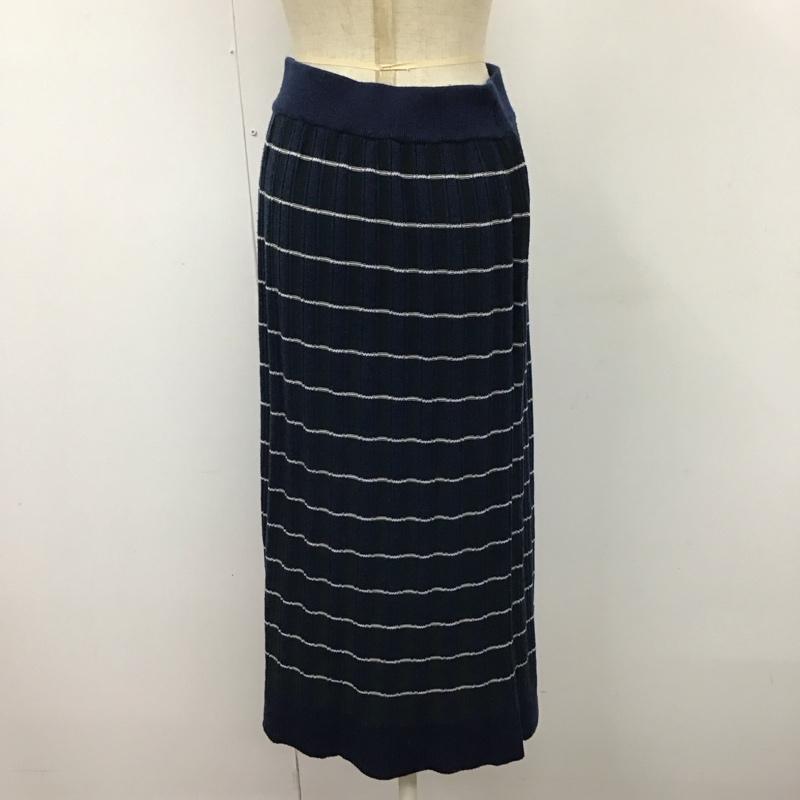 ビームス ハート BEAMS HEART セットアップ セットアップ 43-26-1533-353 スタンドネック モックネック プルオーバーニット ニットスカート チェック 紺 / ネイビー / X 白 / ホワイト / X 緑 / グリーン / レディース USED 古着 中古 10120757