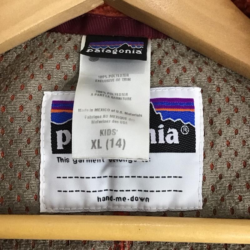 パタゴニア patagonia ベスト ベスト 65615F8 フリースベスト XL 無地 橙 / オレンジ / ガールズ USED 古着 中古 10131556