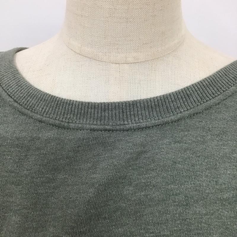 ザラ ZARA トレーナー 長袖 長袖 L 無地 緑 / グリーン / レディース USED 古着 中古 10114489