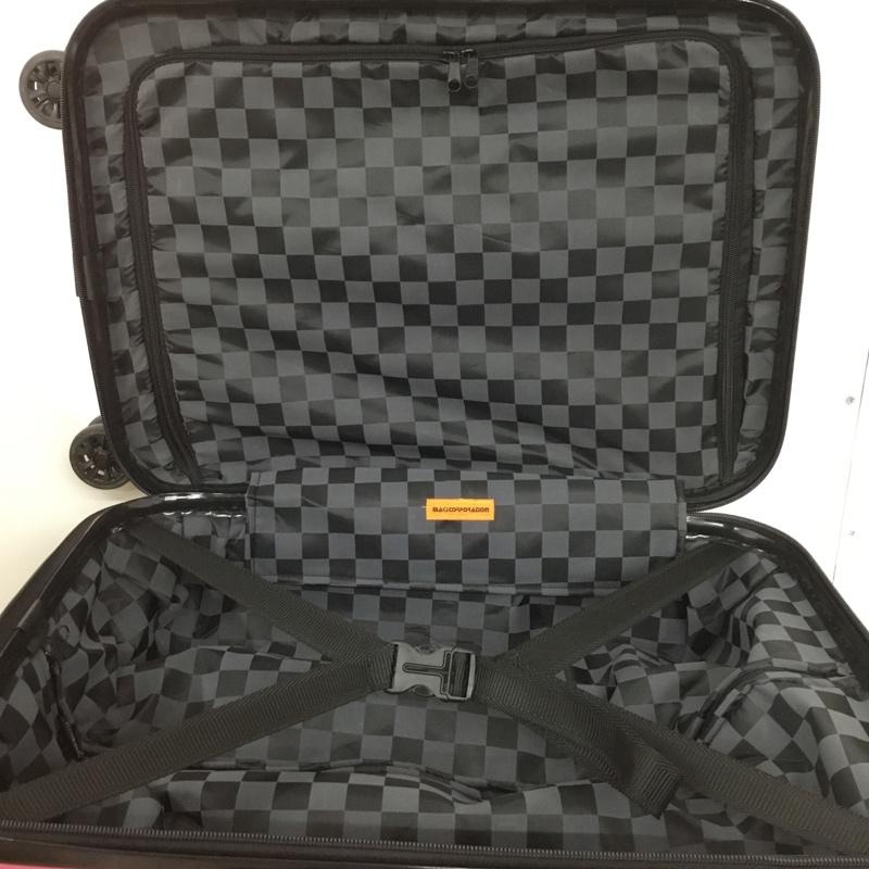 マキコーポレーション MAKI CORPORATION スーツケース、トランク スーツケース、トランク 5401-48 機内持込サイズ タグ付き キャリーケース 無地 桃 / ピンク / X 黒 / ブラック / レディース USED 古着 中古 10132256