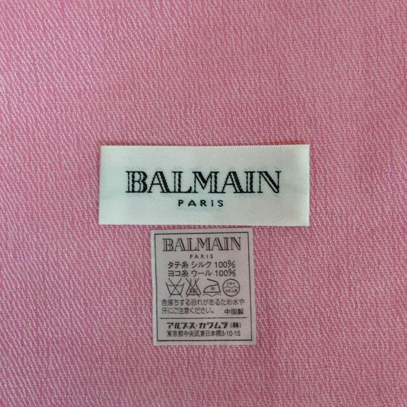 バルマン BALMAIN ストール ストール一般 桃 / ピンク / レディース USED 古着 中古 10004190