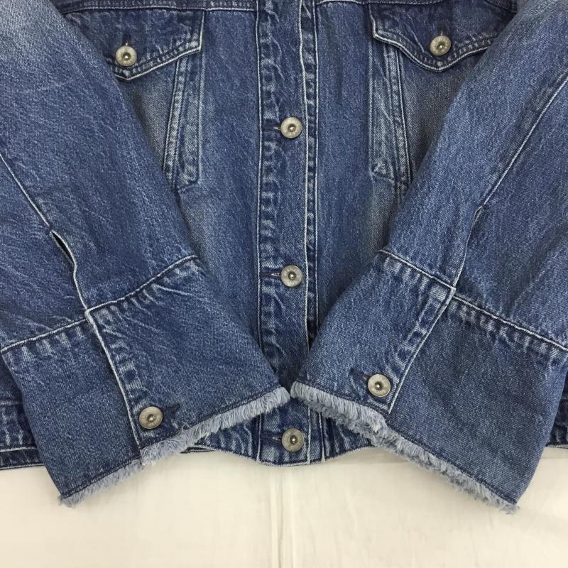 ジーナシス JEANASIS ジャケット、上着 ジャケット、ブレザー FREE 無地 青 / ブルー / レディース USED 古着 中古 10138265
