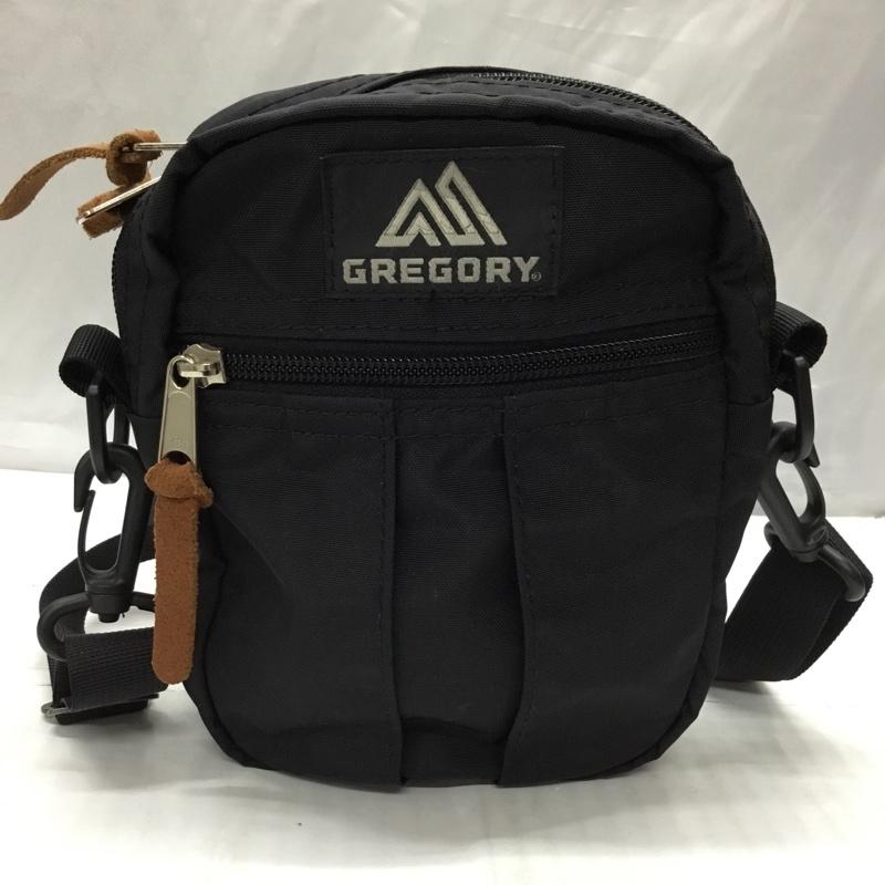 グレゴリー GREGORY ショルダーバッグ ショルダーバッグ クイックポケットM ロゴ、文字 黒 / ブラック / メンズ USED 古着 中古 10119108