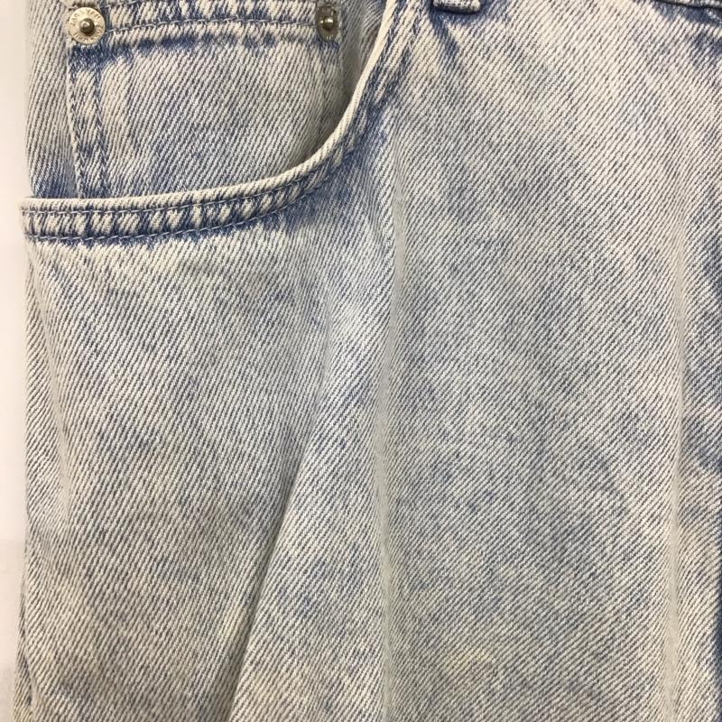 ザラ ZARA パンツ デニム、ジーンズ デニムパンツ ワイドパンツ カジュアルパンツ M 無地 インディゴ / インディゴ /  メンズ USED 古着 中古 10127309