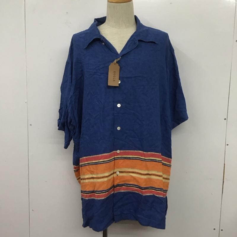 ラルフローレン RALPHLAUREN シャツ、ブラウス 半袖 半袖シャツ カラーシャツ 半袖カットソー アロハシャツ XXL プリント 青 / ブルー / メンズ USED 古着 中古 10106355