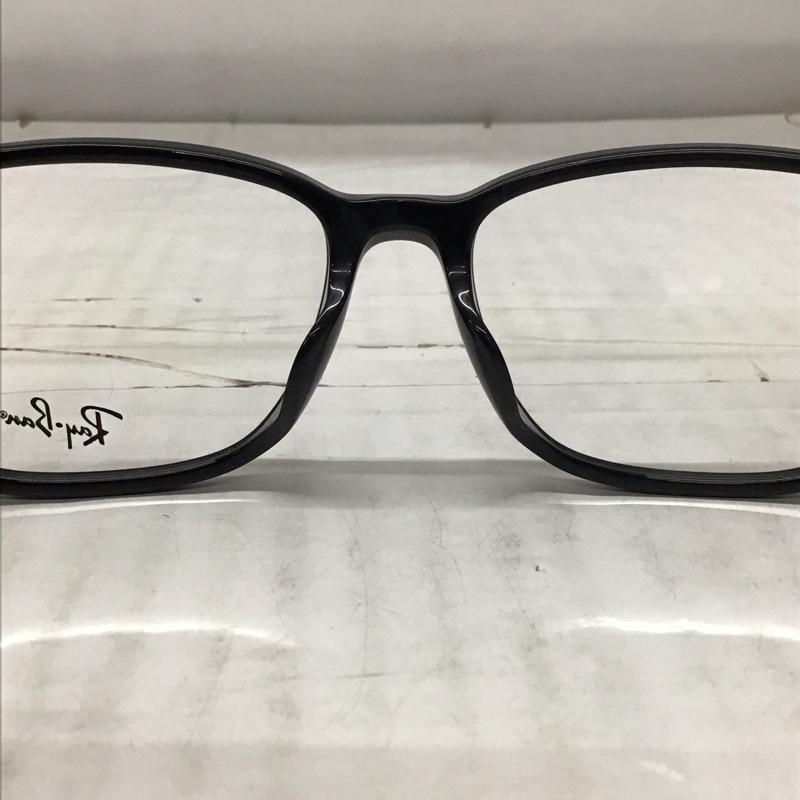 レイバン Ray-Ban めがね・サングラス めがね RB7119F ロゴ、文字 黒 / ブラック / メンズ USED 古着 中古 10114308