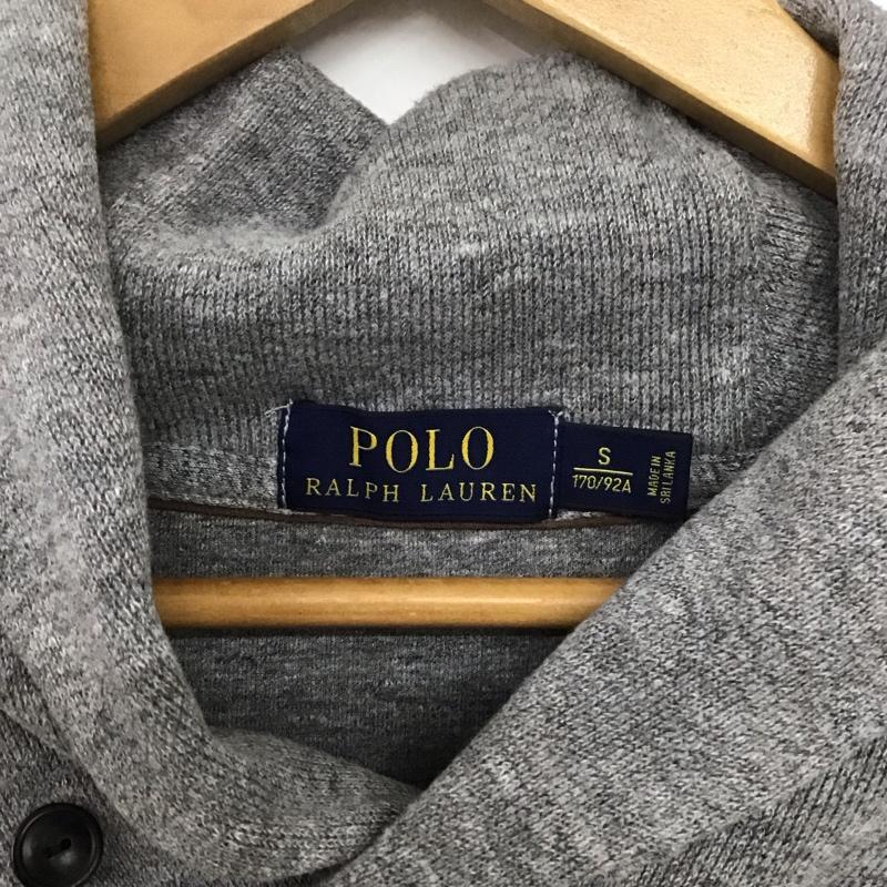 ポロラルフローレン POLO RALPH LAUREN トレーナー 長袖 長袖トレーナー スウェット カラーネック プルオーバー S ロゴ、文字 灰 / グレー / メンズ USED 古着 中古 10133502