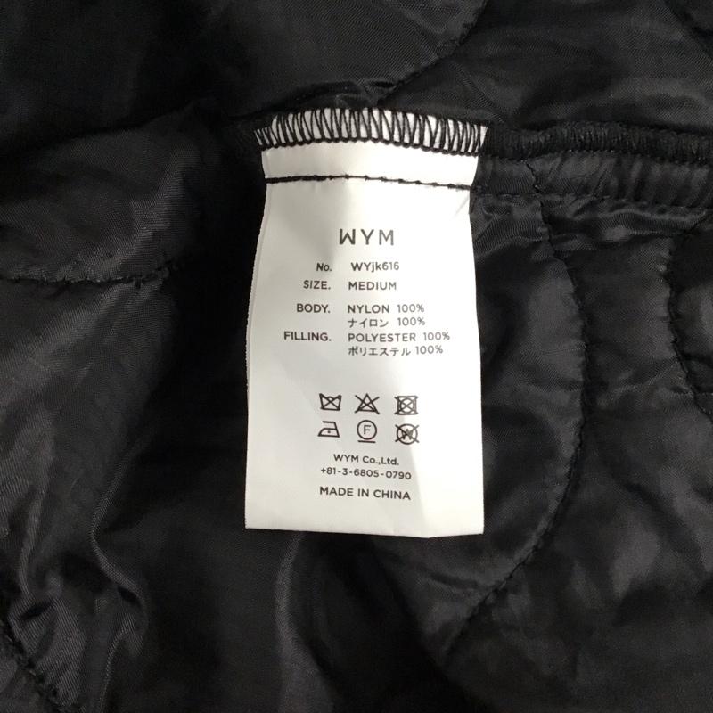 ウィム バイ リドム WYM LIDNM ジャケット、上着 ジャケット、ブレザー 長袖キルティングジャケット ナイロンジャケット M 無地 黒 / ブラック / メンズ USED 古着 中古 10117653