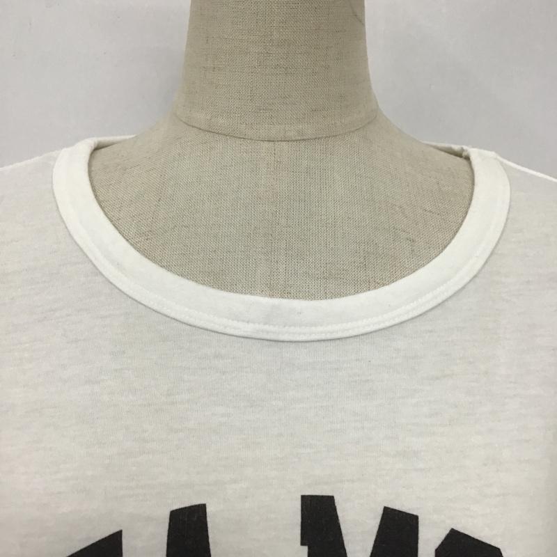 レイカズン Ray Cassin Tシャツ 半袖 FREE プリント 白 / ホワイト / レディース USED 古着 中古 10105767