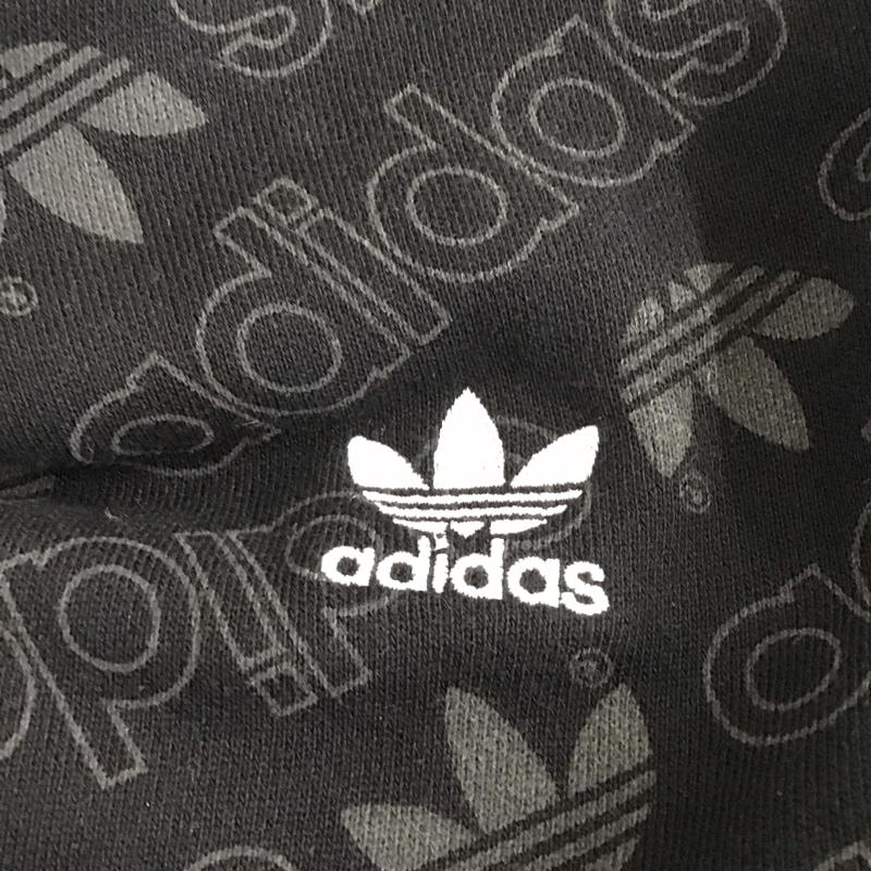 アディダス adidas パーカー 長袖 ed7049 パーカーフーディー プルオーバーパーカー スウェット プリント 黒 / ブラック / メンズ USED 古着 中古 10131249