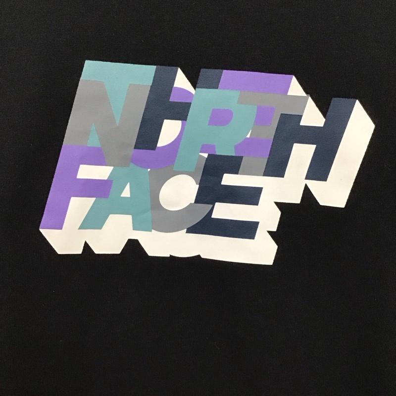 ザノースフェイス THE NORTH FACE Tシャツ 半袖 NTW31904 S/S TNF ROCK 3D Tee M ロゴ、文字 X プリント 黒 / ブラック / レディース USED 古着 中古 10130285