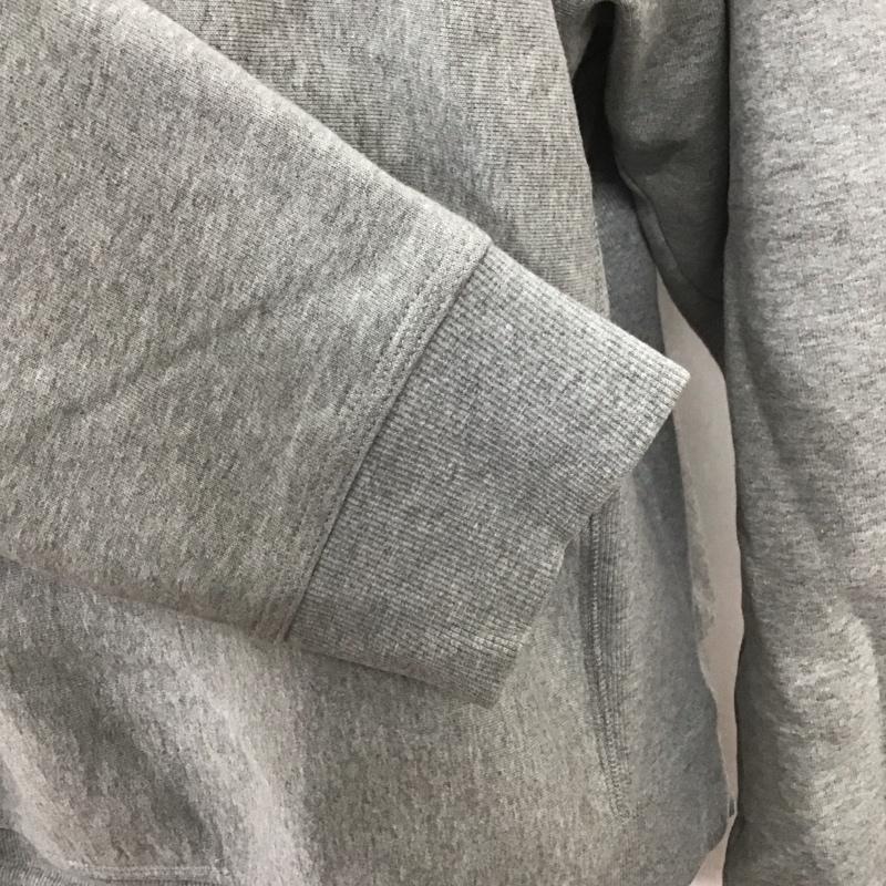 カーハート Carhartt トレーナー 長袖 長袖トレーナー スウェット クルーネック リブスウェットカットソー L ロゴ、文字 灰 / グレー / メンズ USED 古着 中古 10107683