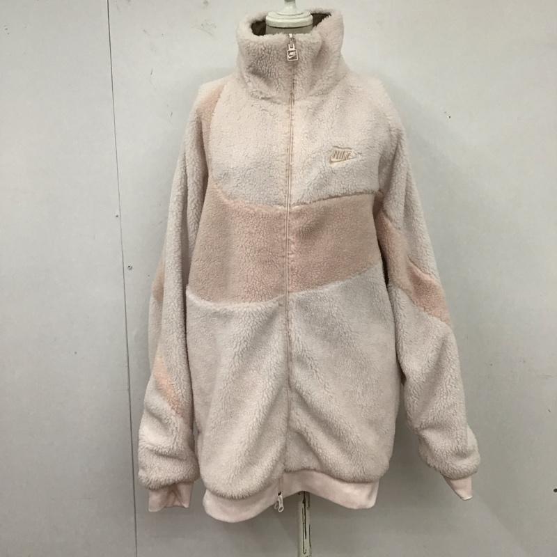 ナイキ NIKE ジャケット、上着 ジャンパー、ブルゾン bq6546-640 リバーシブルボアフリースジャケット アウター XL ロゴ、文字 マルチカラー / マルチカラー / レディース USED 古着 中古 10124217