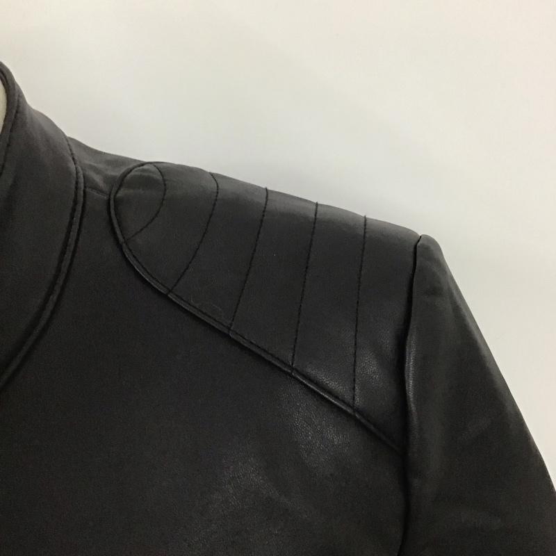 ユニクロ UNIQLO ジャケット、上着 ライダース XL 無地 黒 / ブラック / レディース USED 古着 中古 10126644