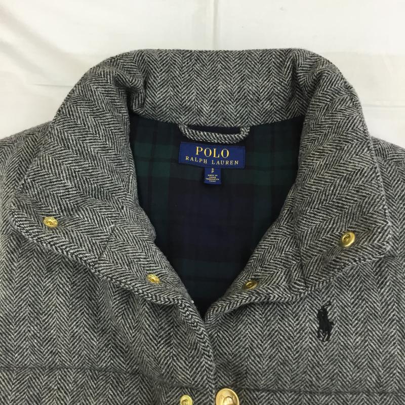 ポロラルフローレン POLO RALPH LAUREN ジャケット、上着 ダウンベスト S ロゴ、文字 灰 / グレー / メンズ USED 古着 中古 10136404