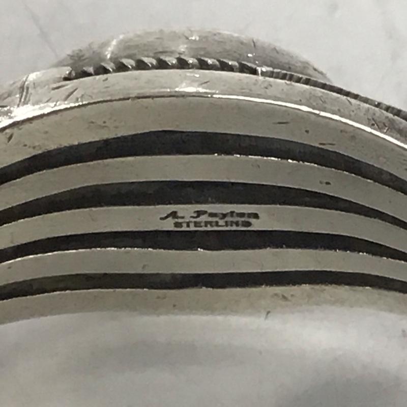 古着 USED アクセサリー ブレスレット、バングル インディアンジュエリー Albert Payton 銀 / シルバー / メンズ USED 古着 中古 10135389