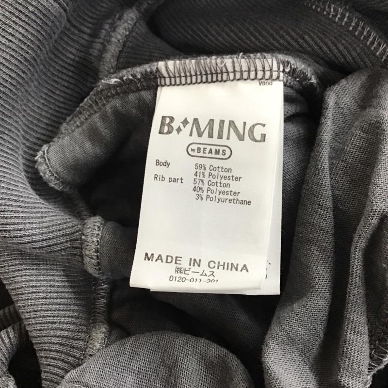 ビーミング バイ ビームス B:MING by BEAMS パーカー 長袖 長袖パーカー フード付きパーカー プリントスウェット トレーナー L 無地 灰 / グレー /  メンズ USED 古着 中古 10120623