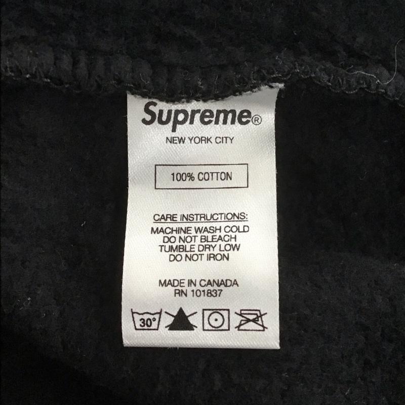 シュプリーム Supreme トレーナー 長袖 スモールボックスロゴ スウェット 裏起毛 L ワンポイント 黒 / ブラック / メンズ USED 古着 中古 10107819