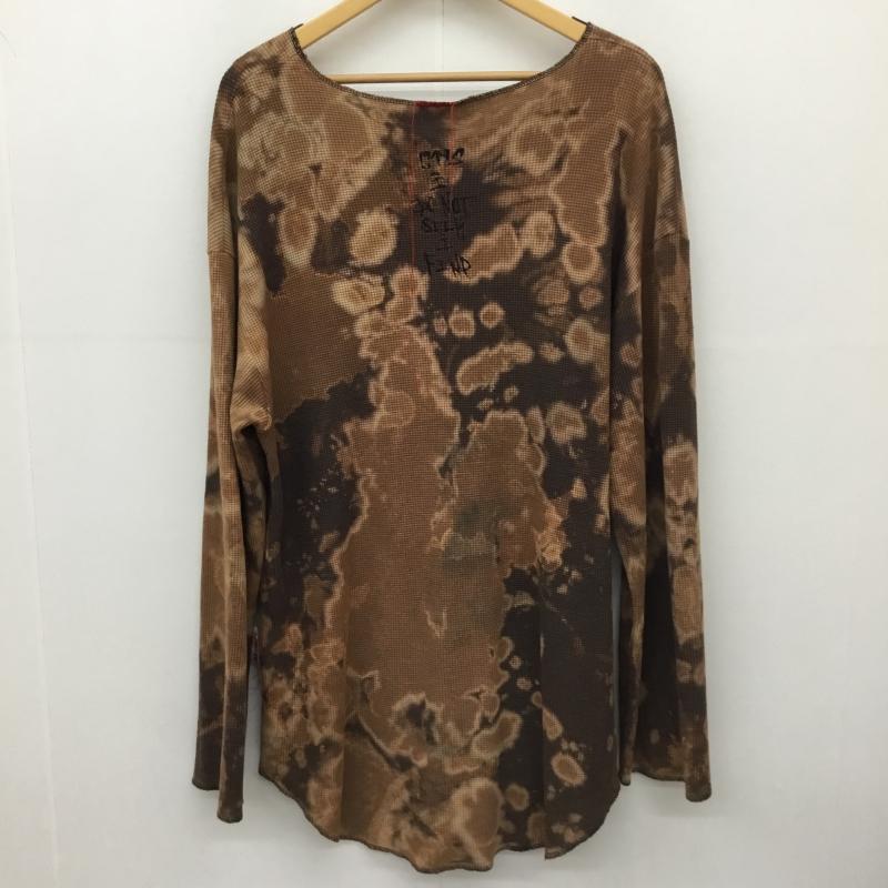 カタリスト CVTVLIST カットソー 長袖 茶 / ブラウン / X ベージュ / ベージュ / メンズ USED 古着 中古 10139629